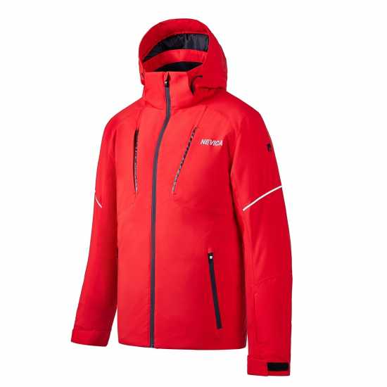 Дълго Мъжко Яке Nevica Meribel Jacket Mens Червено Мъжки ски якета