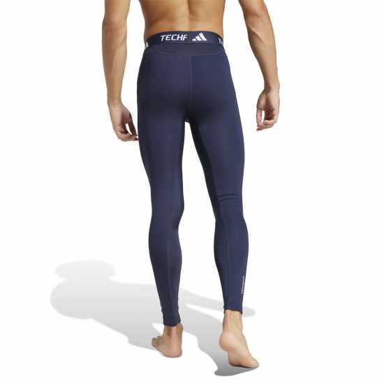 Adidas Мъжки Клин Techfit Compression Training Long Tights Mens Легендарна чернина 