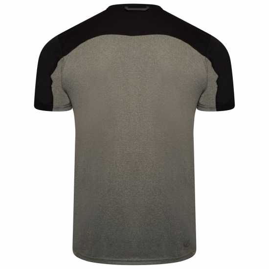 Dare2B Мъжка Риза Къс Ръкав Dare 2B 2B Aces Iii Jersey Short Sleeve Shirt Mens АгвЗеленМетал/Черен Мъжко облекло за едри хора