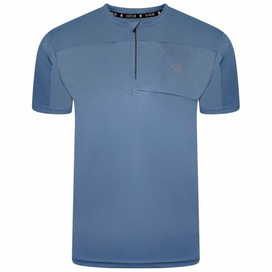 Dare2B Мъжка Риза Къс Ръкав Dare 2B 2B Aces Iii Jersey Short Sleeve Shirt Mens Звездно синьо Мъжко облекло за едри хора