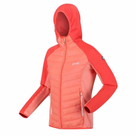 Ватирано Дамско Яке Regatta Andreson Vi Hybrid Insulated Quilted Jacket Ladies FusCrl / NeoPc 