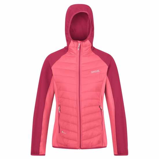 Ватирано Дамско Яке Regatta Andreson Vi Hybrid Insulated Quilted Jacket Ladies ТрпРоз/ЧервР 