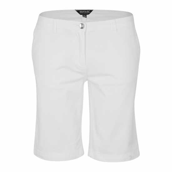 Regatta Salana Short Walking Womens Бяло Дамски къси панталони