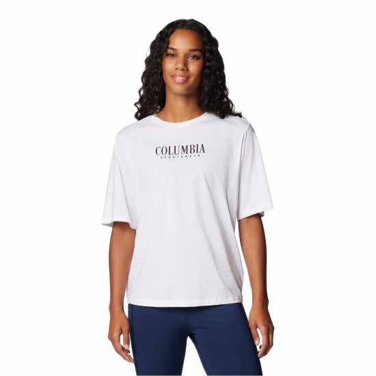 Columbia Cascade Tee Ld51 Бяло 