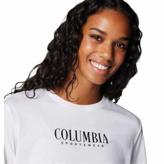 Columbia Cascade Tee Ld51 Бяло 