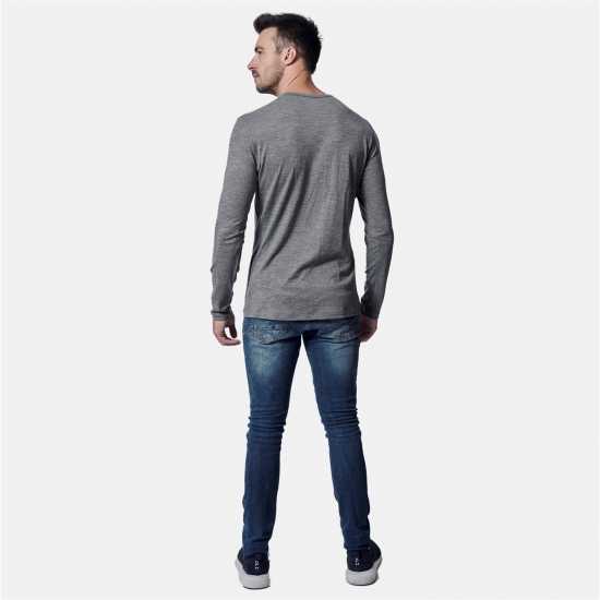 Karrimor Merino Wool Long Sleeve Outdoor Top Сиво Мъжки долни дрехи