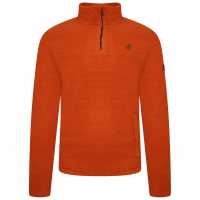 Мъжки Полар С Цип Dare 2B 2B On Watch Quarter Zip Fleece Mens Burnt Brick Мъжки полар