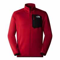 Мъжки Полар С Цип The North Face Crest Full Zip Fleece Mens Гранатено червено The North Face Mens