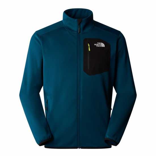 Мъжки Полар С Цип The North Face Crest Full Zip Fleece Mens Полунощно петрол The North Face Mens