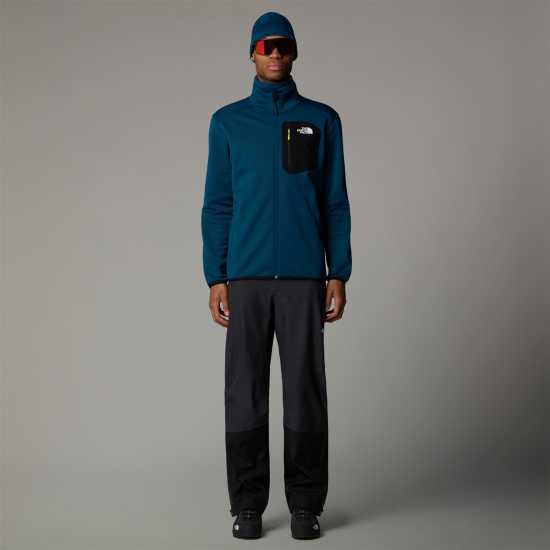 Мъжки Полар С Цип The North Face Crest Full Zip Fleece Mens Полунощно петрол The North Face Mens