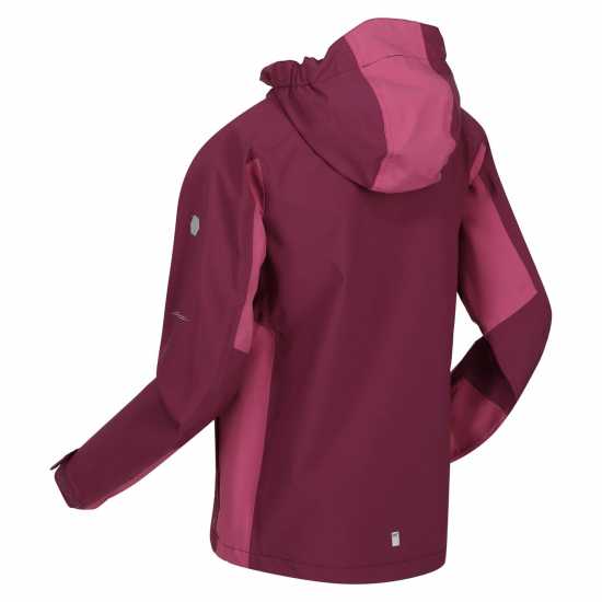 Regatta Непромокаемо Яке Junior Highton Iii Waterproof Jacket Unisex Kids Haze/Violet Детски якета и палта