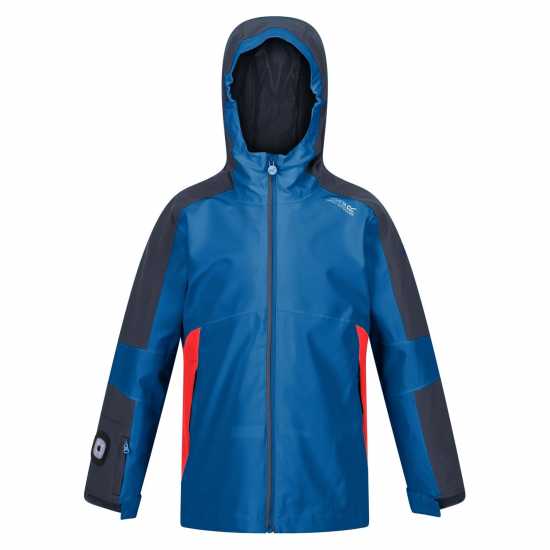 Непромокаемо Яке Regatta Rayz Waterproof Jacket Unisex Kids ИмпБл / ИндГри Детски якета и палта