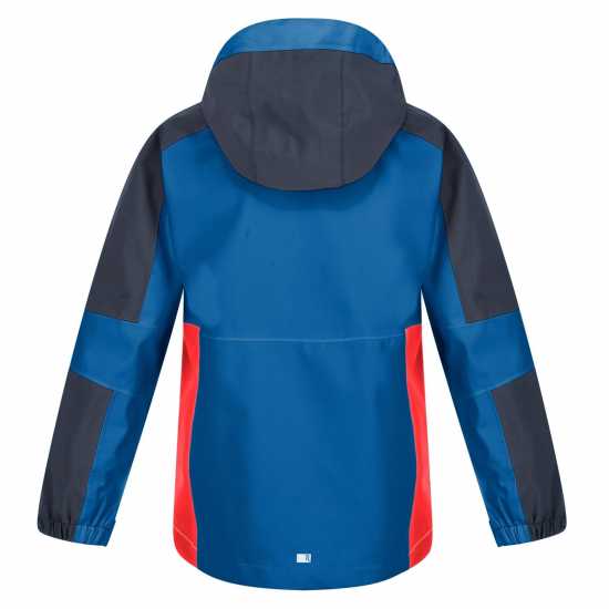 Непромокаемо Яке Regatta Rayz Waterproof Jacket Unisex Kids ИмпБл / ИндГри Детски якета и палта