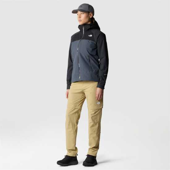 The North Face North Face W Stratos Jacket - Eu Misty Sage/as Waterproof Womens Сиво/Черно Дамско водонепромокаемо облекло