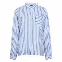 Риза С Дълъг Ръкав Regatta Meera Long Sleeve Shirt Womens Сини небеса Дамски ризи и тениски