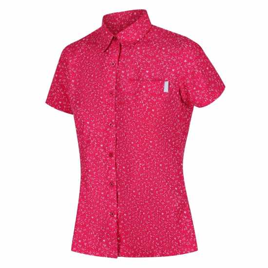 Regatta Womens Mindano V Short Sleeve Shirt ДючессПетал Дамски ризи и тениски