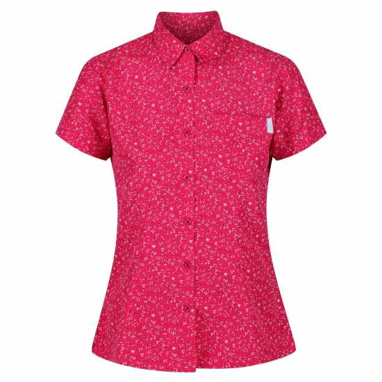 Regatta Womens Mindano V Short Sleeve Shirt ДючессПетал Дамски ризи и тениски