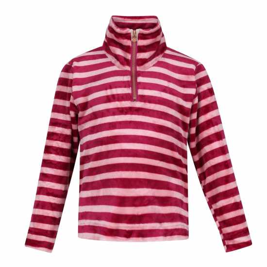 Regatta Kamailie Overhead Fleece Girls РаспбрадСтрип Детски полар