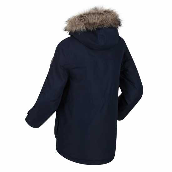 Непромокаемо Яке Regatta Podrick Parka Waterproof Jacket Boys Морска синьо Детски якета и палта