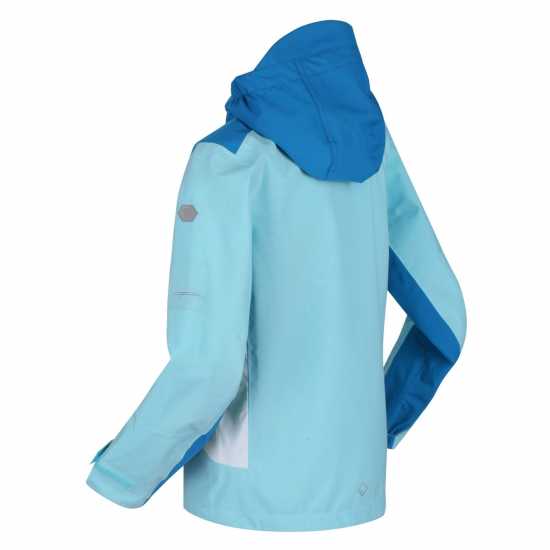 Непромокаемо Яке Regatta Junior Highton Ii Waterproof Jacket Anorak Unisex Kids ХладноAq/BlAst Детски якета и палта