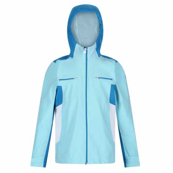 Непромокаемо Яке Regatta Junior Highton Ii Waterproof Jacket Anorak Unisex Kids ХладноAq/BlAst Детски якета и палта