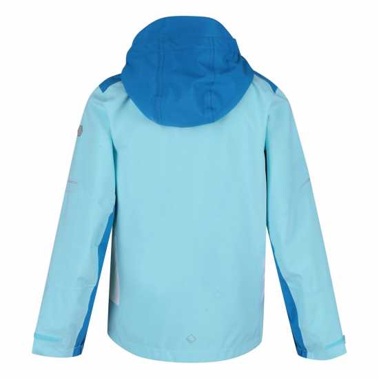 Непромокаемо Яке Regatta Junior Highton Ii Waterproof Jacket Anorak Unisex Kids ХладноAq/BlAst Детски якета и палта