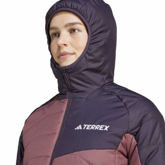 Adidas Яке С Качулка Terrex Multi Synthetic Insulated Hooded Jacket Черно/Красно Дамски грейки