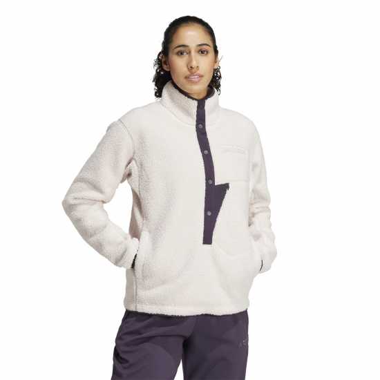 Adidas Terrex Xploric High Pile Fleece Pullover Sweatshirt Womens  Дамски якета с пух