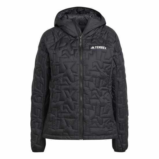 Adidas Дамско Яке С Качулка Terrex Xperior Primaloft Loose Fill Insulated Hooded Jacket Womens Черно Дамски грейки