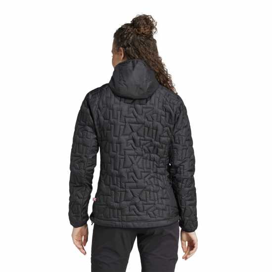 Adidas Дамско Яке С Качулка Terrex Xperior Primaloft Loose Fill Insulated Hooded Jacket Womens Черно Дамски грейки