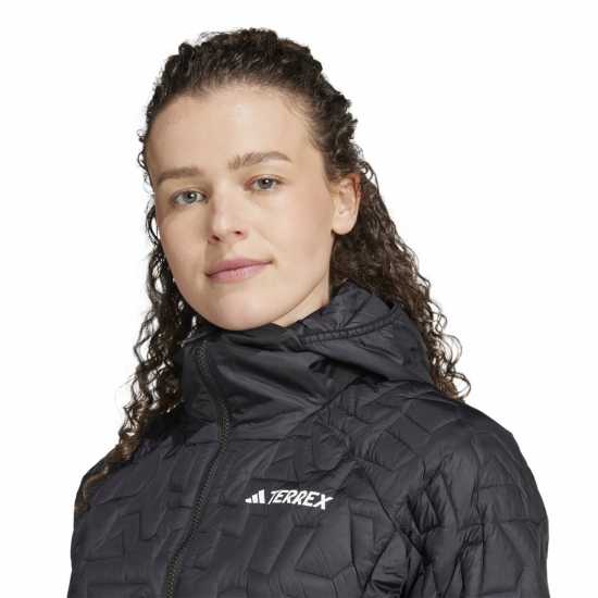 Adidas Дамско Яке С Качулка Terrex Xperior Primaloft Loose Fill Insulated Hooded Jacket Womens Черно Дамски грейки