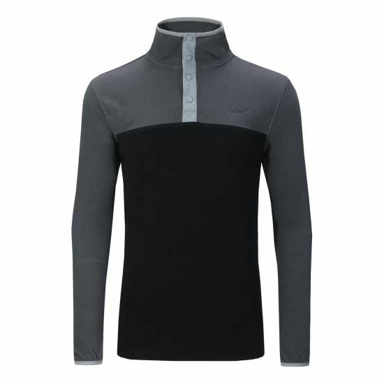 Gelert Полар Мъже Snap Fleece Mens Хаки/Черно 