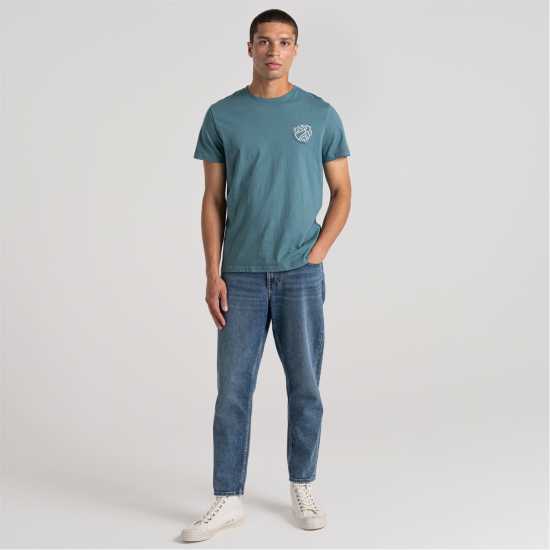 Craghoppers Мъжка Риза Lucent Ss T-Shirt Mens  Мъжко облекло за едри хора