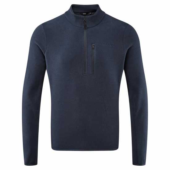 Fohn Men's Trail Quarter Zip Recycled Fleece Mood Indigo Мъжки полар