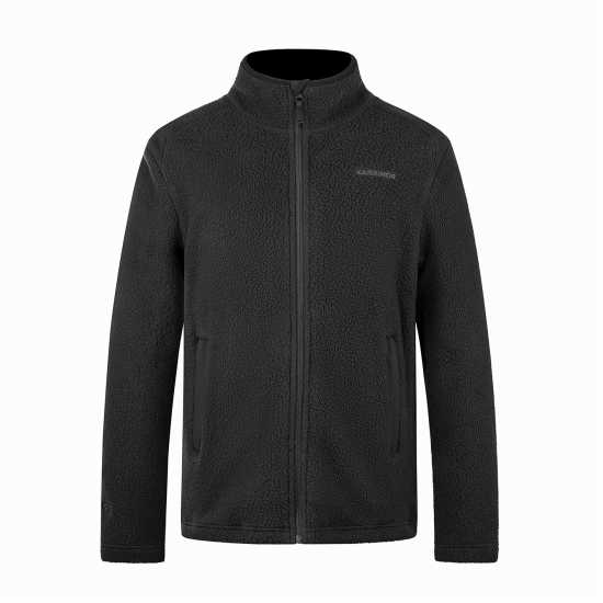 Karrimor Fleece Zip-Up Top Mens Черно Мъжки полар