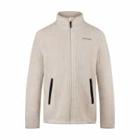 Karrimor Fleece Zip-Up Top Mens Бежово Мъжки полар