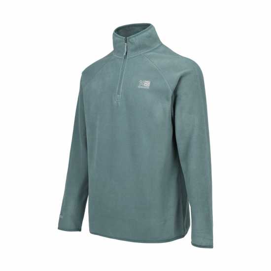 Микро Флийс Мъже Karrimor Micro Fleece Mens Приглушено зелено Мъжки полар