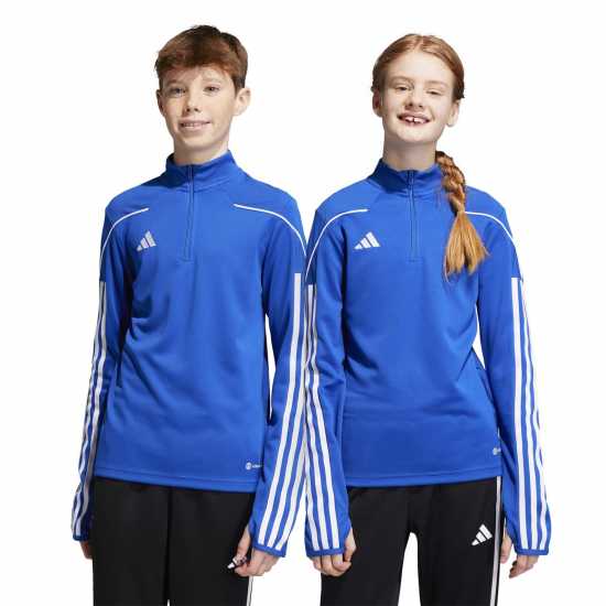 Adidas 3Strp Quarter Jkt Jn51 Команда Царско Синьо Детски полар