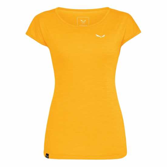 Salewa Puez Dry Tee Ld99 Златна меланж 