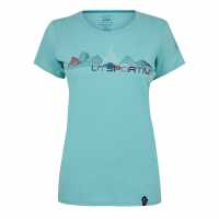 La Sportiva Дамска Тениска Peaks T Shirt Ladies Небе Катерене