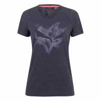 Salewa Pure Chlk Tee Ld99 Морски дълбини Дамски тениски и фланелки