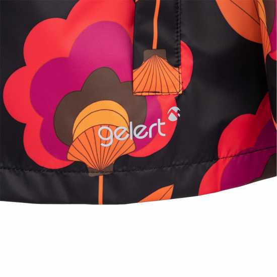 Gelert Ladies' Waterproof Packaway Jacket Черно/Розово 