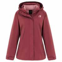 Дамско Яке Karrimor 3 In 1 Weathertite Jacket Ladies Тъмно розово 