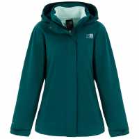 Дамско Яке Karrimor 3 In 1 Weathertite Jacket Ladies Синьо-зелено Дамски грейки