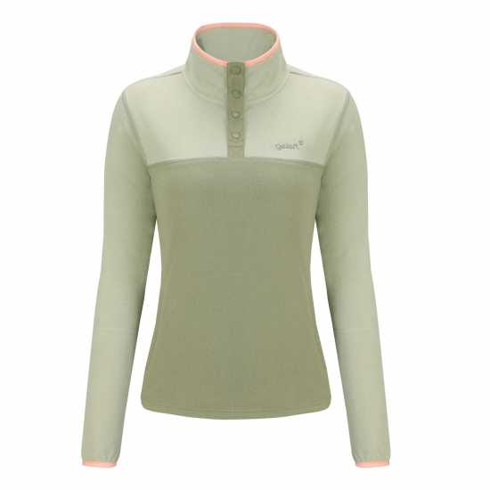 Gelert Дамско Яке Snap Fleece Jacket Womens Салвия/Праскова Дамски полар