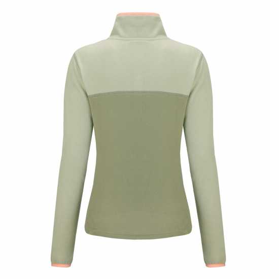 Gelert Дамско Яке Snap Fleece Jacket Womens Салвия/Праскова Дамски полар