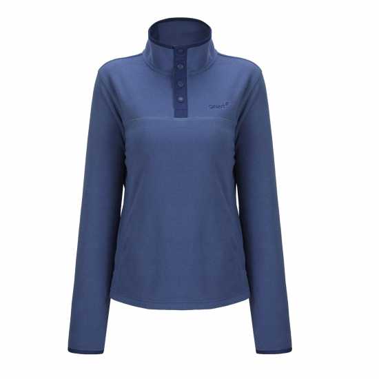 Gelert Дамско Яке Snap Fleece Jacket Womens Синьо Дамски полар