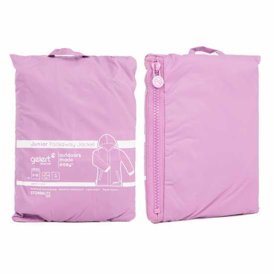 Gelert Packaway Rain Jacket Lilac Детски якета и палта