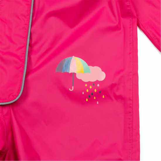 Gelert Kids Waterproof Rain Suit Розово Детски якета и палта