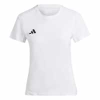 Adidas Adizero Running T-Shirt Womens Бяло Атлетика